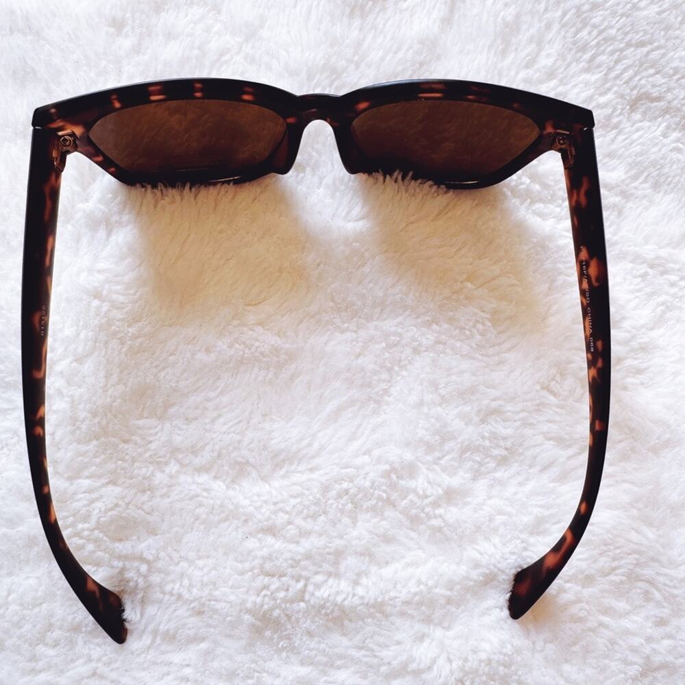 Jack Dark Tortoise Brown Square Sunglasses - Picture 8 of 12
